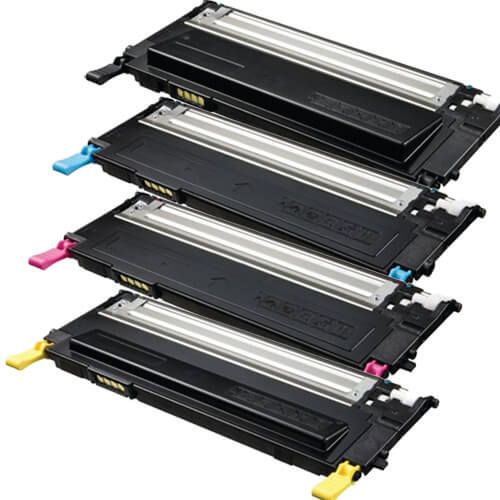 Replacement Samsung CLT-409 Toner Cartridges 4-Pack: 1 Black, 1 Cyan, 1 Magenta, 1 Yellow