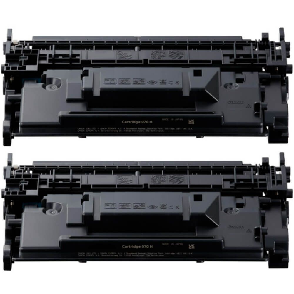 Replacement Canon 070H Toner Cartridges 2-Pack - 5640C001 Black - High ...