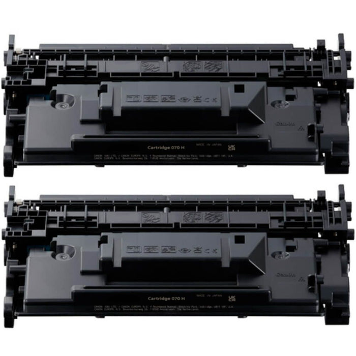 Replacement Canon 070H Toner Cartridges 2-Pack - 5640C001 Black - High Yield