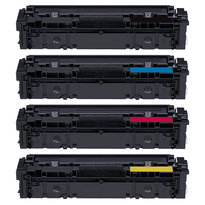Replacement Canon 045 Toner Cartridges 4-Pack - 045H - High Yield: 1 Black, 1 Cyan, 1 Magenta, 1 Yellow