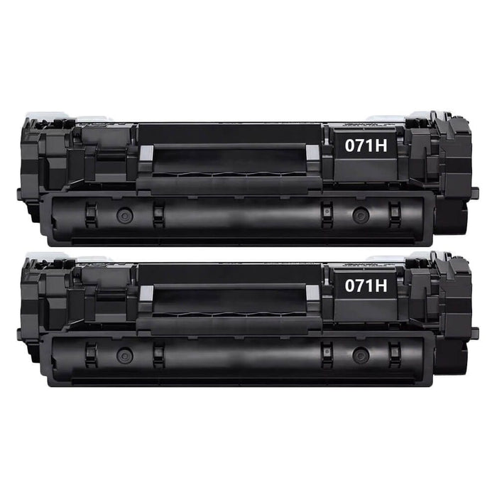 Replacement Canon 071H Toner Cartridges 2-Pack - 5645C001 Black - High Yield