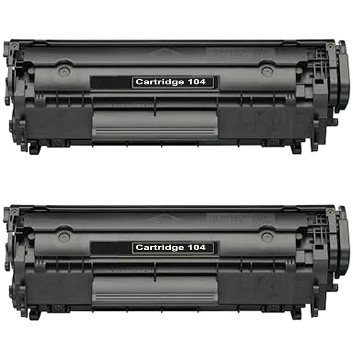 Replacement Canon Cartridge 104 Toner - FX9/FX10 Black - 2-Pack