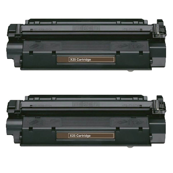Replacement Canon X25 Black Toner Cartridges - 8489A001AA - 2-Pack