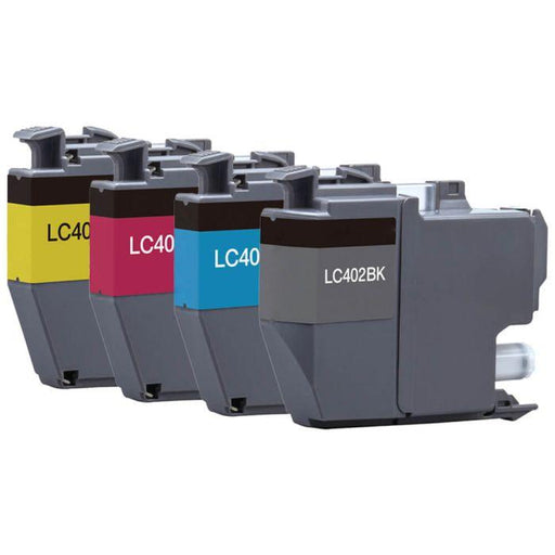 Compatible Brother Ink LC402 Cartridges Combo Pack of 4: 1 Black, 1 Cyan, 1 Magenta, 1 Yellow - Overstock Ink