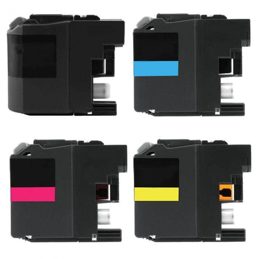 Compatible Brother LC205 Ink & Brother 207 XXL Cartridges 4-Pack - Super High Yield: 1 LC207 Black, 1 LC205 Cyan, 1 Magenta, 1 Yellow - Overstock Ink