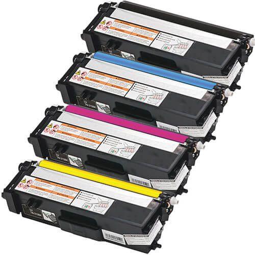 Compatible Brother TN315 Toner Set Cartridges 4-Pack - High Yield: 1 Black, 1 Cyan, 1 Magenta, 1 Yellow - Overstock Ink