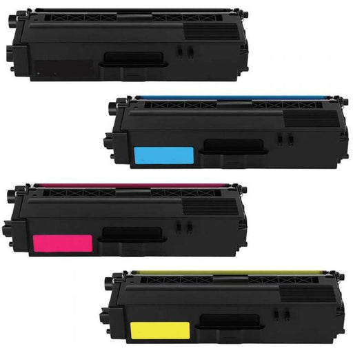 Compatible Brother TN336 Toner Cartridge Set 4-Pack - High Yield: 1 Black, 1 Cyan, 1 Magenta, 1 Yellow - Overstock Ink