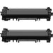 Compatible Brother TN760 2-Pack Toner Cartridges - Black - High Yield - Overstock Ink