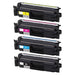 Compatible Brother TN810XL Toner Cartridges 4-Pack - High Yield: 1 Black, 1 Cyan, 1 Magenta, 1 Yellow - Overstock Ink