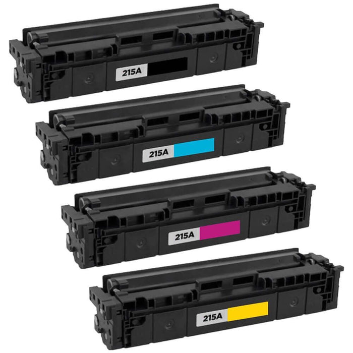 Replacement HP 215A Cartridges 4-Pack: 1 Black, 1 Cyan, 1 Magenta, 1 Yellow