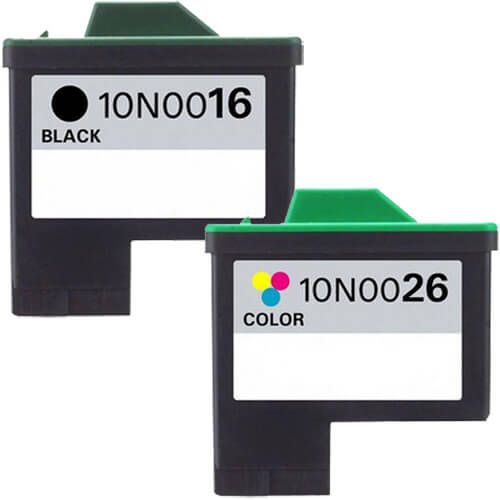 Replacement Lexmark 16 26 Ink Cartridges 2-Pack - High Yield: 1 x 16 ...