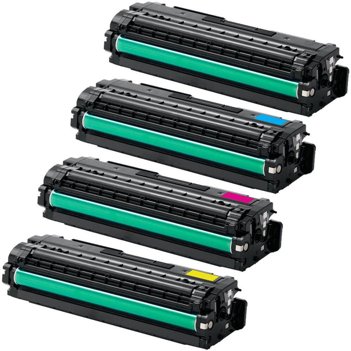 Replacement Samsung 506L Toner Cartridges 4-Pack - CLT-506L - High Yield: 1 Black, 1 Cyan, 1 Magenta, 1 Yellow