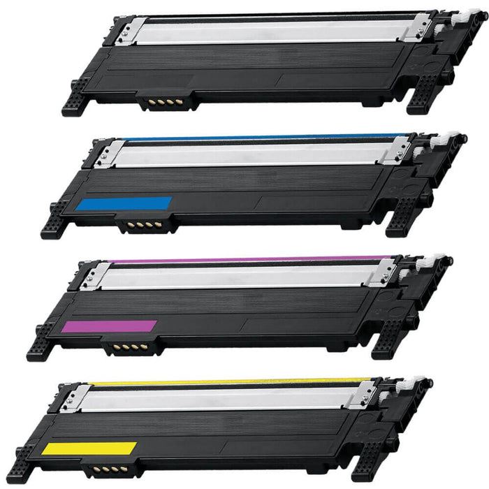 Replacement Samsung CLT-406S Toner Cartridges 4-Pack: 1 Black, 1 Cyan, 1 Magenta, 1 Yellow
