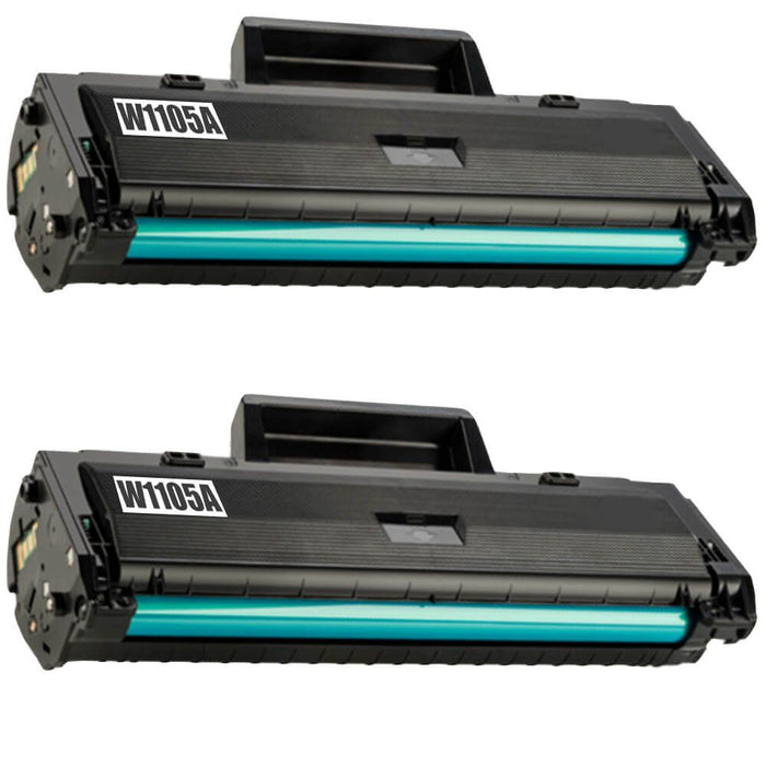 Replacement HP105A Toner Cartridges 2-Pack - W1105A Black