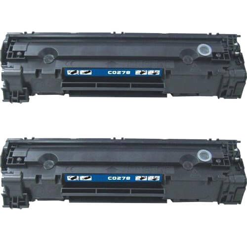 Replacement HP 78A Toner Cartridges Black - CE278A Combo Pack of 2