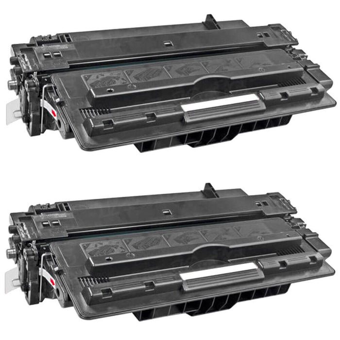 Replacement HP 14X Toner Cartridges - CF214X Black 2-Pack - High Yield