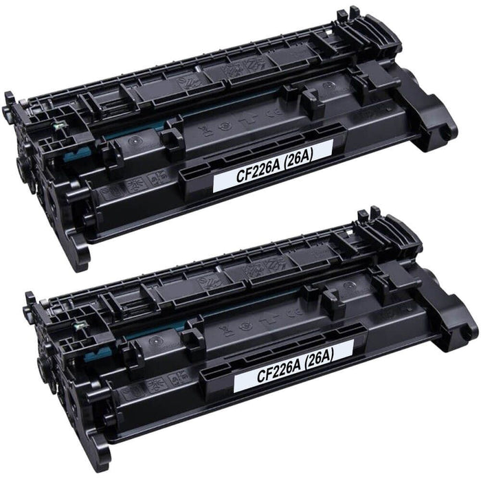 Replacement HP 26A Toner Cartridges - CF226A - Black 2-Pack