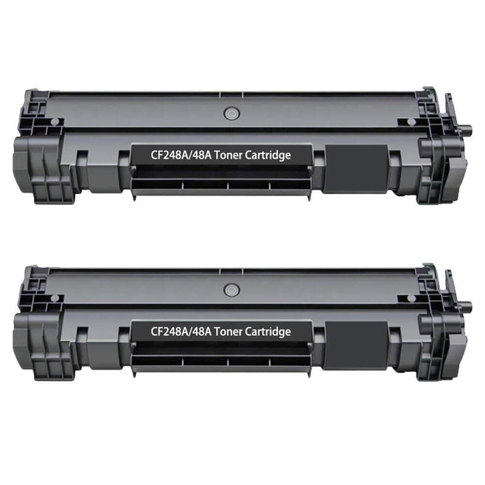 Replacement HP 48A Toner Cartridges 2-Pack - CF248A - Black