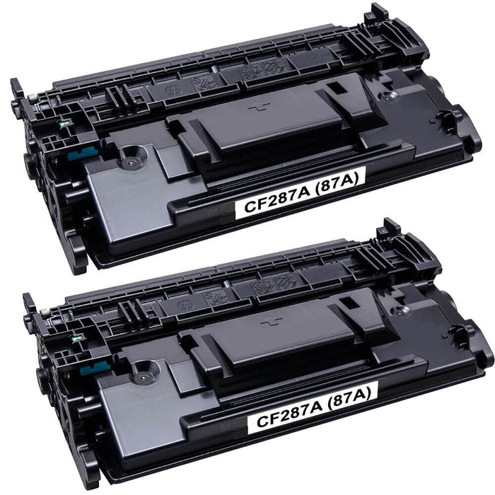 Replacement HP 87A Toner Cartridges 2-Pack - CF287A Black