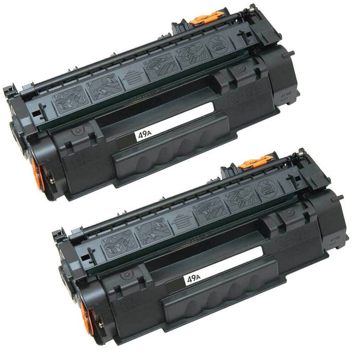 Replacement HP Q5949A Toner Cartridges Black 2-Pack - 49A